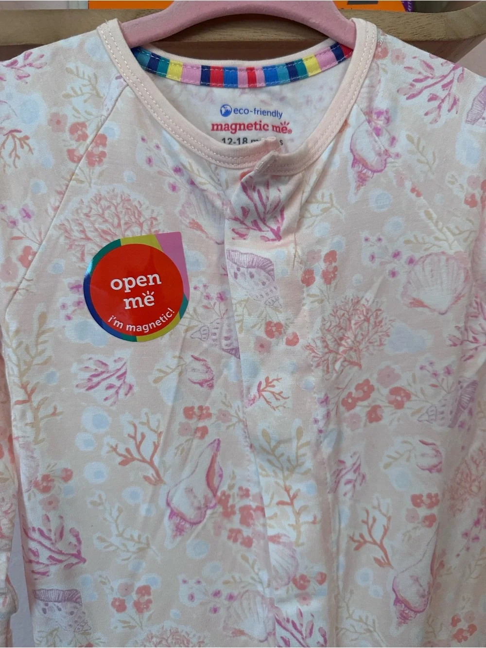 Magnetic Me Pink Coral & Sea-Life Print Pajama